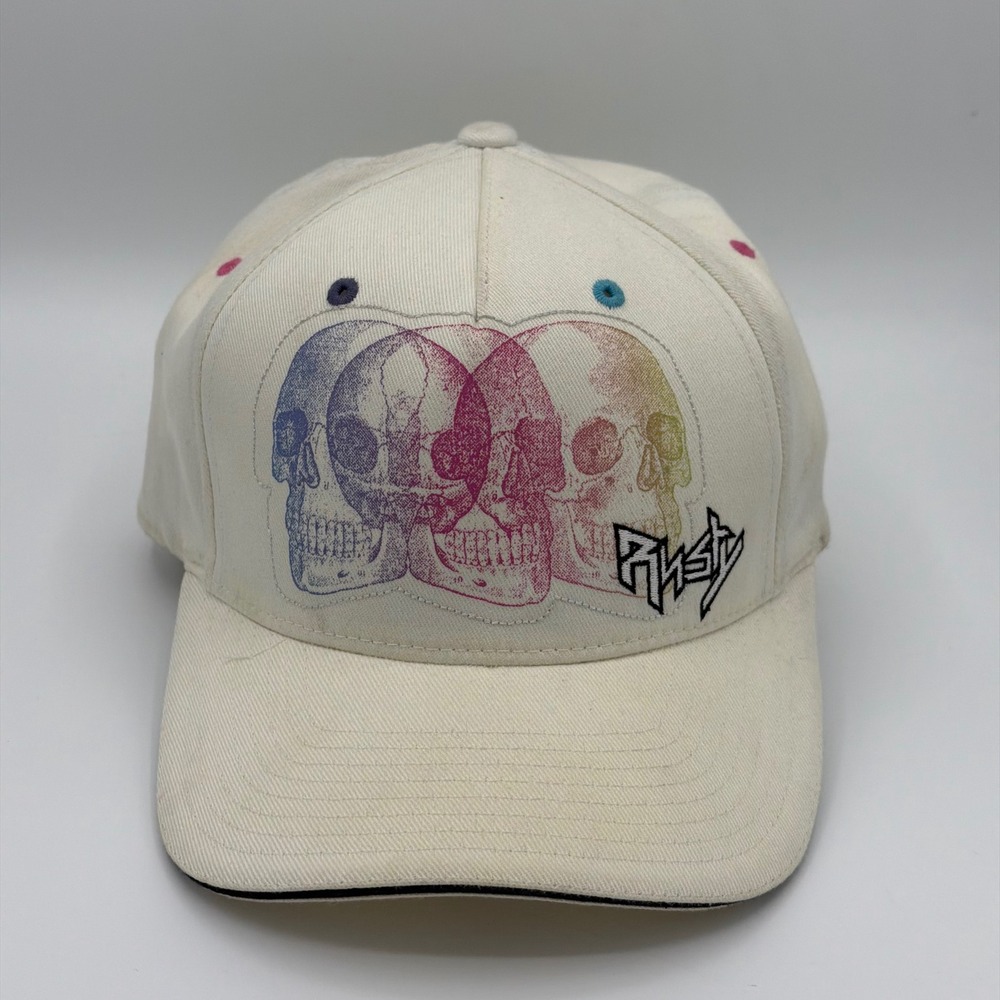 Rusty Hat Mens Large XL Surfboard Skull Cap Y2K Vintage